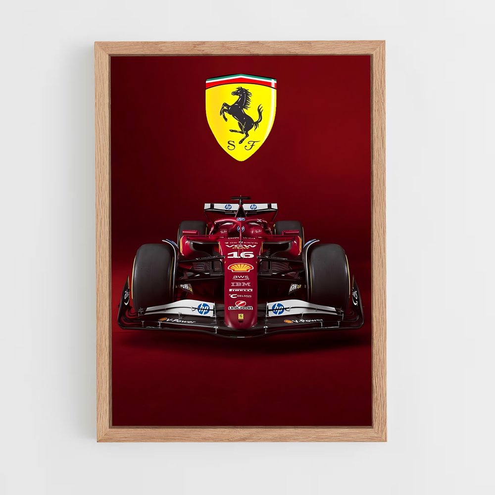 Poster Ferrari en Vitesse – affiche Voitures de Formule 1 (vue 4)